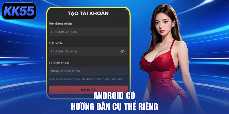 Android có hướng dẫn cụ thể riêng