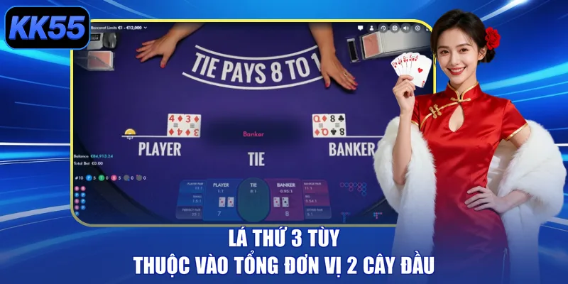 Lá thứ 3 tùy thuộc vào tổng đơn vị 2 cây đầu