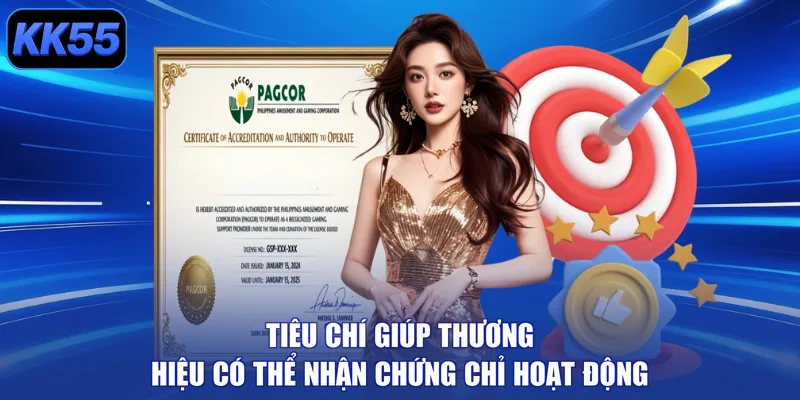 Tiêu chí giúp thương hiệu có thể nhận chứng chỉ hoạt động